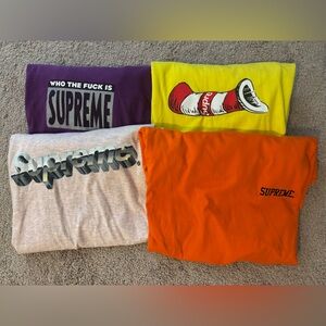Supreme Graphic T-Shirts Set